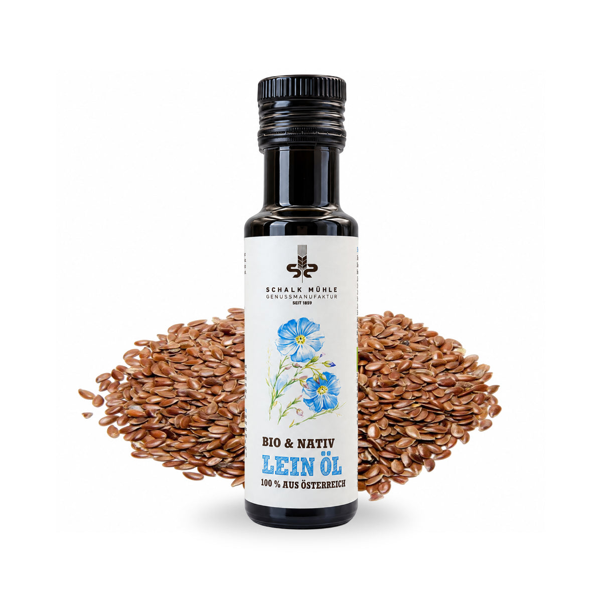 Organic Virgin Flaxseed Oil - Cold Pressed (100ml)