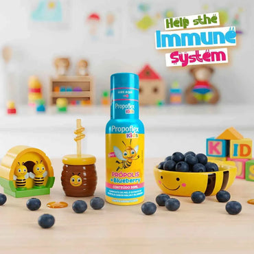 Propoflex Kids - Spray Garganta - Propolis, Honey & Blueberry (35ml) Spray bottle