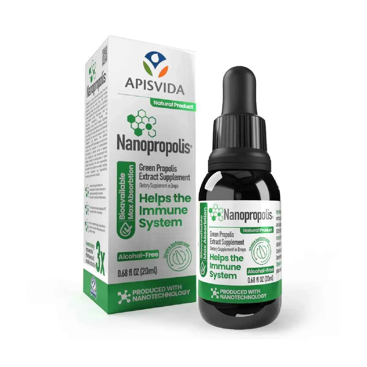 Nanopropolis - Green Propolis Extract 20mL | High Concentration with Nanotechnology