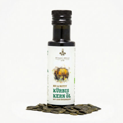 زيت بذور القرع العضوي الخام - معصور على البارد